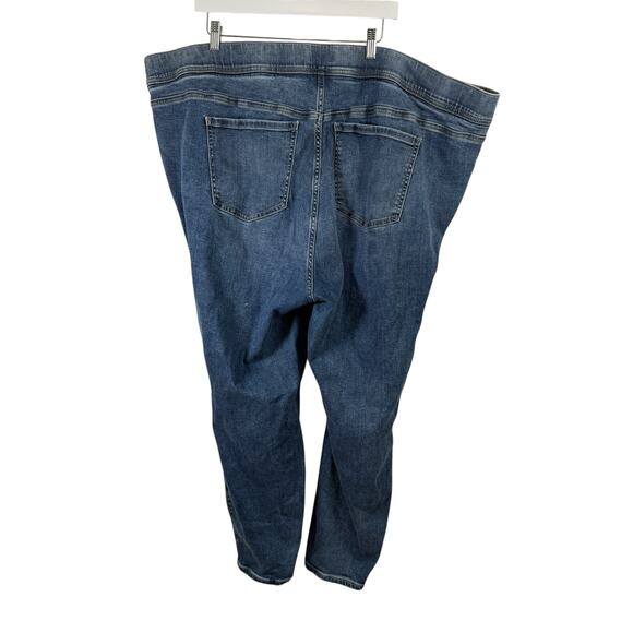 Torrid Super Soft Lean Jean Distressed Pull On Stretch High Rise Womens Plus 5x - Picture 3 of 7